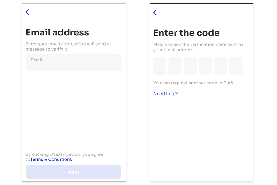 6-Digit Code Input